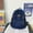 Blue, variant on Women's Stylish Denim Backpack Washed School Bag Spacious Travel Laptop Rucksack for Daily Use