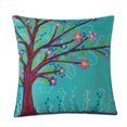 thumbnail image 1 of Vonky Tree Pattern Pillowcase Home Hotel Office Decorative tree pattern pillow cover Cotton Linen Pillow Cover Cushion Case, 1 of 1