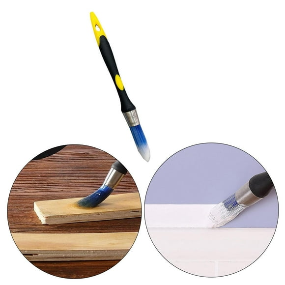 Elodie Paint Brush for Trim Edge Painting Tool for Walls Household Detailed Molding 1.5 cm