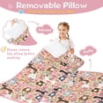 thumbnail image 3 of Boston Terrier Dog and Flower Florals Toddler Nap Mats for Kids Preschool,Sleeping Mat Bag or Kids,Toddler Sleeping Bag,Toddler Nap Mat or Daycare, 3 of 6
