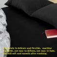 thumbnail image 4 of Microfiber Twin Fitted Sheet, Wrinkle, Fade, Stain Resistant Deep Pocket Bed Sheet, Black, 4 of 7
