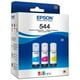 thumbnail image 3 of Cartucho de Tinta Epson T544 (T544520-3P), Tricolor, 65 ml., 3 of 4