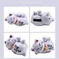 thumbnail image 3 of Solar Powered Chinese Lucky Waving Cat Beckoning Maneki Neko Fortune Feng Shui, 3 of 11