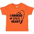 thumbnail image 3 of Inktastic I Hooked Opa's Heart with Fishing Rod Boys or Girls Toddler T-Shirt, 3 of 5