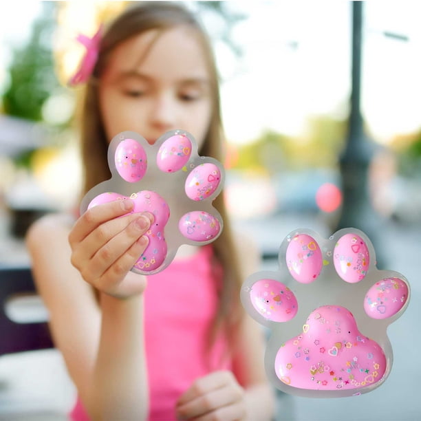 Puntoco Juguetes con forma de pata de gatito para niños y adultos, juguetes familiares que alivian el estrés, productos para reducir el estrés
