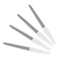 thumbnail image 5 of Unique Bargains 6 Pcs Stainless Steel Multifunctional Nail File Manicure Tool White, 5 of 7