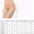 thumbnail image 5 of Culottes Taille Haute en Coton pour Femmes, Lot de 4, Peau, 3TG, 5 of 5