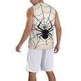 thumbnail image 2 of Pofeuu Spiders On The Web 1 Print Basketball Jersey, Shirts for Men Youth Basketball Jersey Crew Neck-Small, 2 of 6