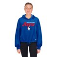 thumbnail image 4 of Women's New Era Royal Philadelphia 76ers 2024/25 City Edition Cropped Pullover Hoodie, 4 of 5