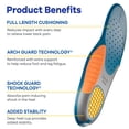 thumbnail image 4 of Dr. Scholl's Insoles for Women Extra Support Pain Relief Orthotics Shoe Inserts (Pack of 18), 4 of 7