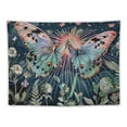 thumbnail image 5 of Orinice  Luna Butterfly Tapestry Moonlit Garden Tapestries Mushroom Plants Tapestry for Bedroom Aesthetic Boho Moth Tapestry Wall Hanging for Living Room Dorm Painting, 5 of 6