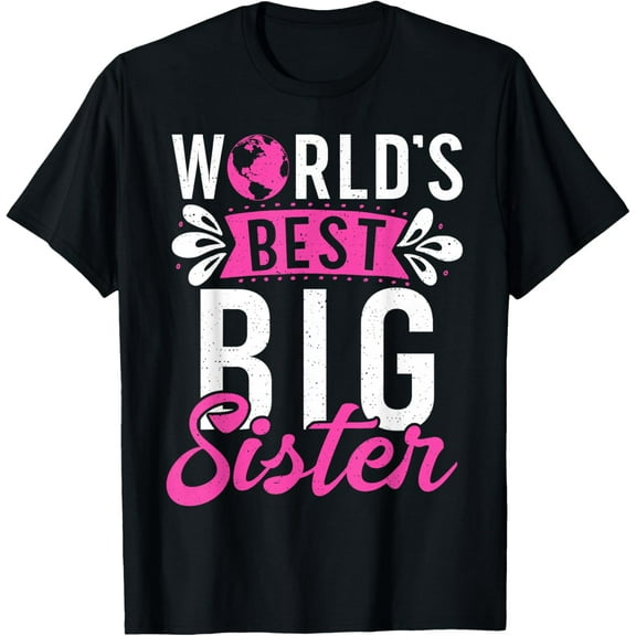Playful Comfort Tee - Worlds best Big Sister T-Shirt