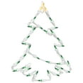 thumbnail image 4 of Northlight Lighted Christmas Tree Window Silhouette Decoration - 15" - Green and Yellow Lights, 4 of 6