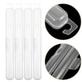 thumbnail image 1 of KONTONTY 10pcs Toothbrush Cases Transparent Design for Home Use Keep Clean, 1 of 8
