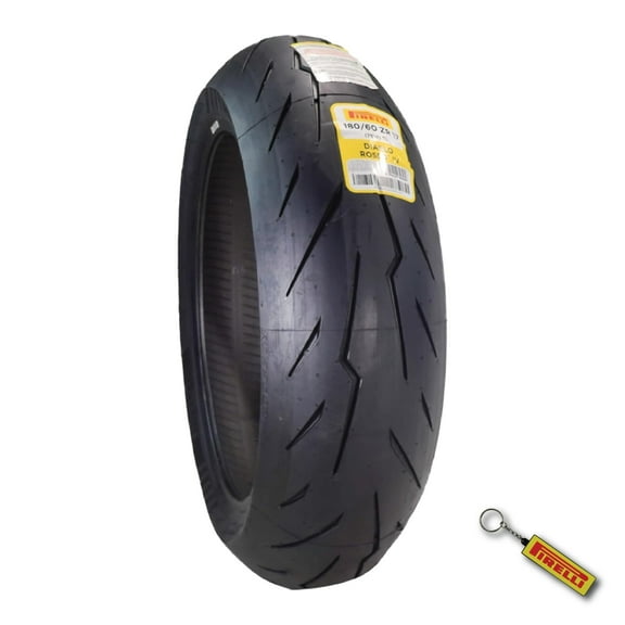 Pirelli Diablo Rosso IV 180/60-17 Rear Motorcycle/Sport Bike Tire with Keychain