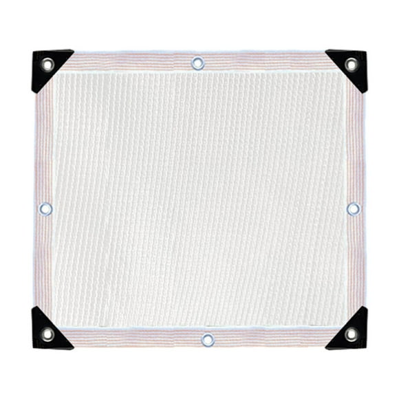 FYTPOV Sun Shade Sail, White UV Block Sunshade for Backyard Yard Deck Patio Garden Outdoor Activities and Facility, 6.*6.6FT