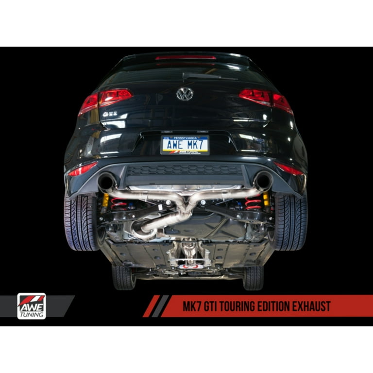 AWE Tuning VW MK7 GTI Touring Edition Exhaust with Diamond
