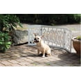 thumbnail image 2 of KOVOT Wood Freestanding Foldable Adjustable 3-Section Pet Gate with Heart Design | Measures 19"H & Extends to 47"L, 2 of 2