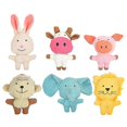 thumbnail image 4 of Lindos animales de peluche para perros, divertidos juguetes chirriantes para mascotas, cachorros, mordedores, juguetes interactivos, accesorios con sonido para mascotas, suministros, mono, 4 of 5