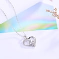 thumbnail image 2 of Clearance Jewelry Under $5 VerPetridure Mother and Child Love Heart Pendant Necklace Jewelry Gifts for Grandmother Mom, 2 of 7