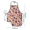 thumbnail image 2 of Goofa Bib Apron, Unisex Aprons Adjustable Waterdrop Resistant Cooking Kitchen Apron for Chef, rock music Skull record Pattern Apron Bulk, 2 of 5