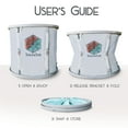 thumbnail image 6 of TheraTub Cold Plunge Ice Bath | Portable Foldable Ice Bath Tub | Extra Durable Material | XL Size 390lb Weight Capacity | Ideal for Athletes Recovery, 6 of 14