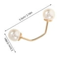 thumbnail image 2 of COMPUKAS 5Pcs Round Brooch Pin For Cardigans Hidden Safety Clasp Clasps Decorative Multi, 2 of 8