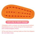 thumbnail image 6 of Orange Sandals for Women and Men,Non-Slip Bathroom Shower Sandals,Soft and Thick Sole Cloud Slippers, 6 of 8