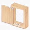 thumbnail image 5 of Set Of 2 Stainless Steel Hidden Door Pivot Hinges 360 Degree Rotation, 4 Inch Offset Knife Hinges, C, 5 of 5