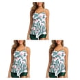 thumbnail image 2 of Minnieouse Conjunto De Traje De Baño Británico De Poliéster Para Mujer - Sexy Cómodo Sin Mangas Con Almohadilla En El Pecho Cómodo Y Type1 NO1, 2 of 6
