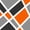 Orange, variant on Erosebridal Modern Wave Stripe Twin Quilt Set,Geometric Line Art Twin Coverlet Set For Girls,2 Pieces