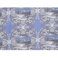 thumbnail image 2 of Zelouf High Multi Chiffon Print  , Sewing, DIY, Crafts Fabric by the Yard, 409 Royal/grey, 1 Yard, 2 of 2