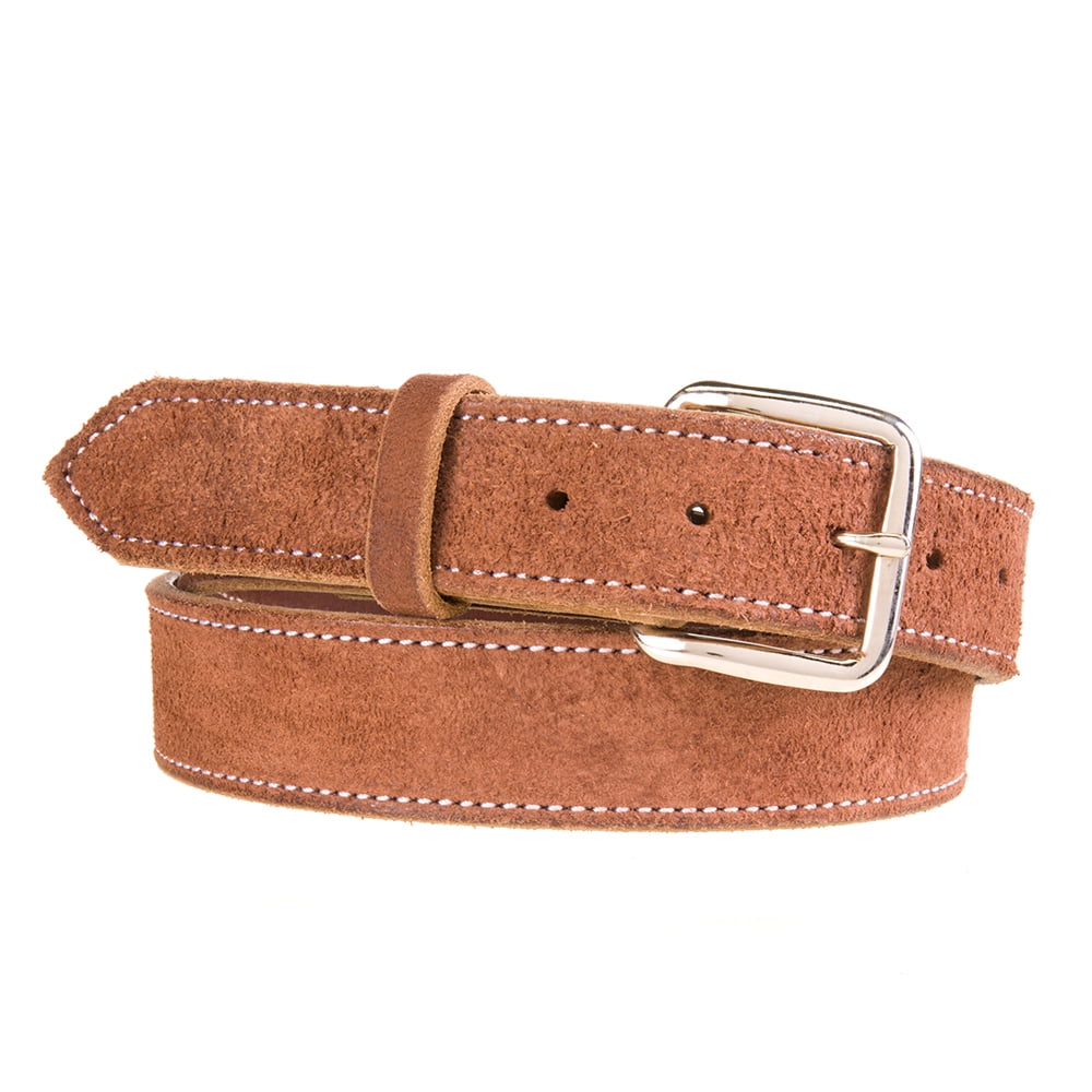 Texas Saddlery - Texas Saddlery Mens Brown Rough Out Belt 40 Chocolate ...