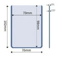thumbnail image 4 of 100pcs Regular Top Loaders Transparent Card Sleeves Collectible Card Top Loaders Protective Photocards, 4 of 8
