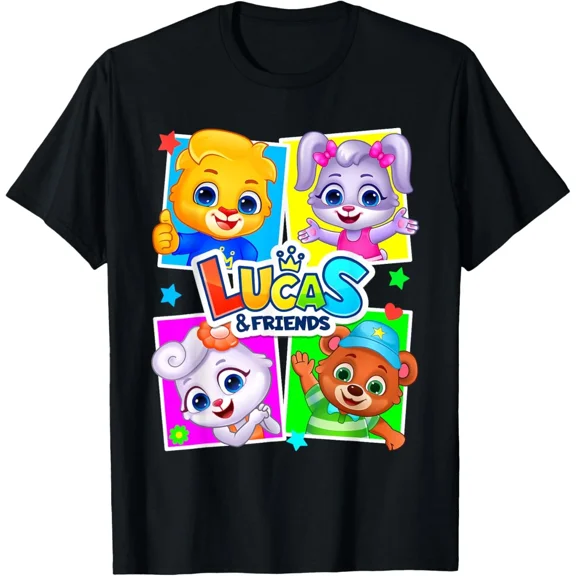 Lucas And Friends By RV AppStudios Kids Pop Unisex T-Shirt up to size 5XL