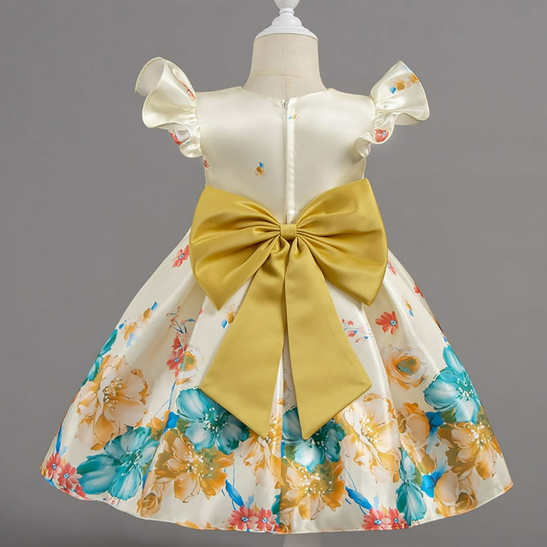 used azazie bridesmaid dresses Girl Flower Princess Dress Children Summer Tutu Wedding Birthday Party   Top Super Deals