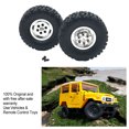 thumbnail image 3 of fastboy RCGOFOLLOW 2x Aluminum Alloy Durable Wheel Rims For 1/16 Rc Wheel Rims WPL C14 RC Car Part RC Car Accessories Black, 3 of 6