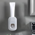 thumbnail image 4 of Dispensador Automático De Pasta De Dientes 3xABS, Ahorro De Espacio Para Accesorios De Baño Domésticos, Color Gris, 4 of 7