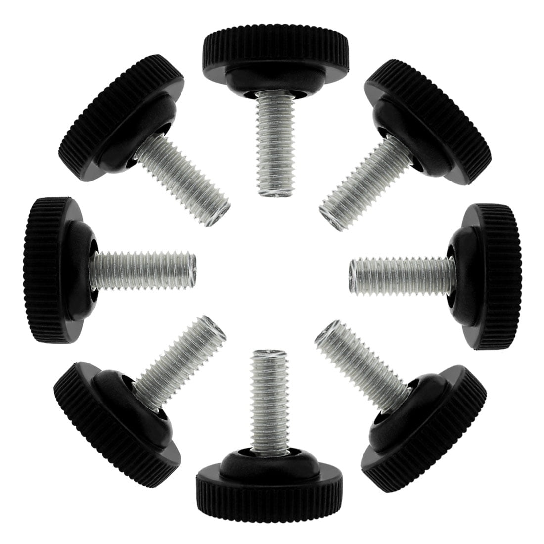 M8 x 20 x 38mm Leveling Feet Adjustable Leveler Protector for Chair Leg 8pcs 