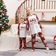 thumbnail image 6 of Penkiiy Matching Family Pajamas Family Christmas Pjs Matching Sets Baby Christmas Matching Jammies for Adults and Kids Holiday Xmas Sleepwear Set Red 6-7 Years, 6 of 8