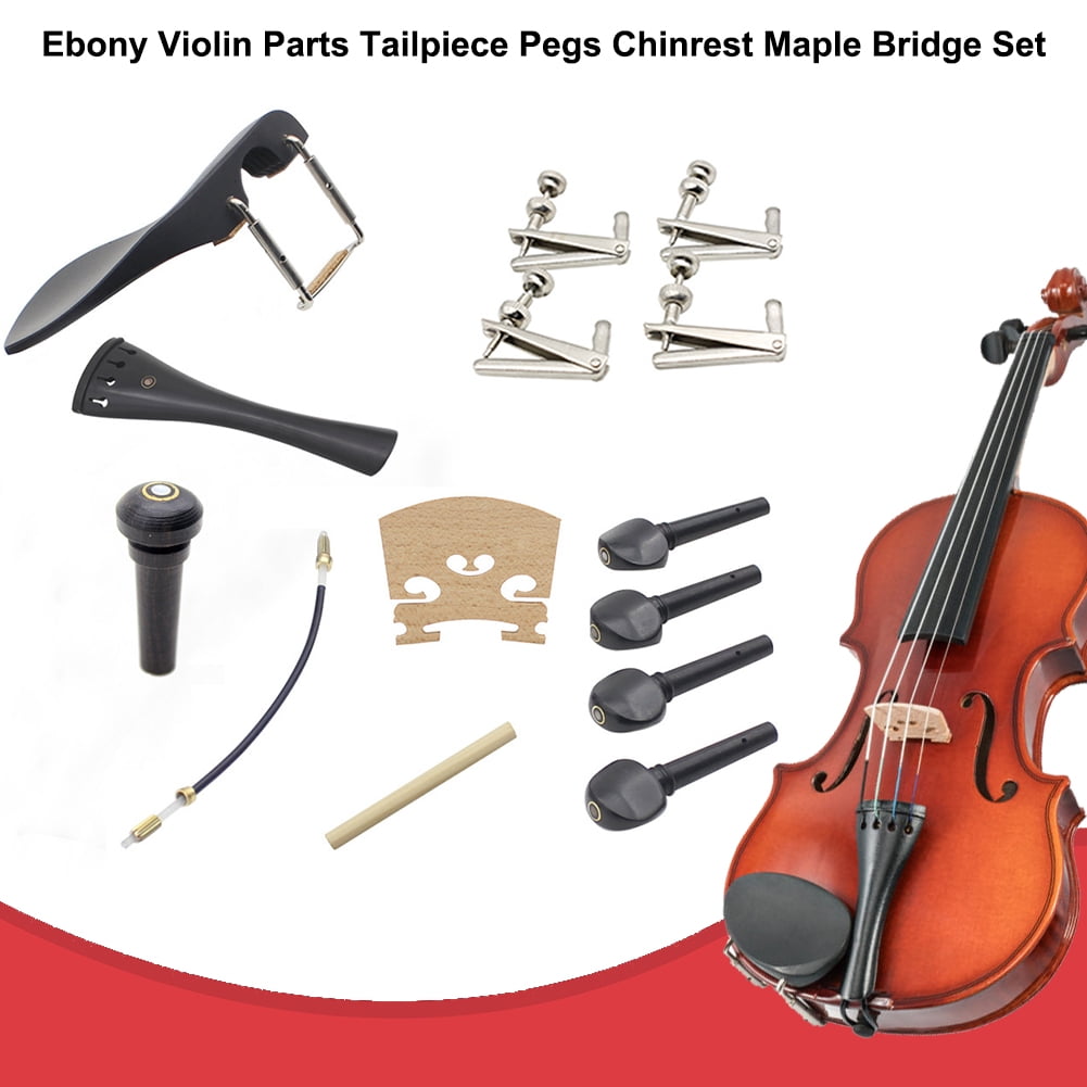 Violin 4/4 Set Oversize Ebony Peg W/Black Ball VWWS 