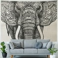 thumbnail image 4 of Orinice Elephant Patterns Tapestry Wall Hanging Unique Style Graphic Tapestries Home Wall Decor Art for Living Room Bedroom Apartment Farmhouse Dorm 40x30inch, 4 of 6
