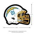 thumbnail image 2 of Los Angeles Chargers LED Wall Helmet, 2 of 5