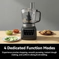 thumbnail image 4 of 1000W 9-Cup Food Processor & Vegetable Chopper, 4 Presets (Chop, Slice, Puree, Dough), 3-Speed, Slicing/Shredding Disc, Kneading Blade, 4 of 9