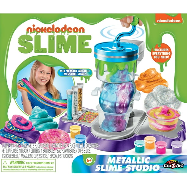 Cra Z Art Nickelodeon Slime Making Metallic Mixer Studio Activity Set