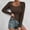 Coffee, variant on Sweaters for Women Square Neck Long Sleeve Shirts Knit Pullover Sweater Tops Fashion Fall Outfits Pink XL