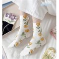 thumbnail image 4 of KAIYANG Calcetines de algodón bonitos para mujeres y niñas, 5 pares de calcetines para deportes y uso diario, 4 of 5