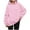 Pink, variant on Women's Oversized Hoodies Fleece Sweatshirts Long Sleeve Solid Color Long Sleeved Pocket Loose Hooded Top Sweatshirt