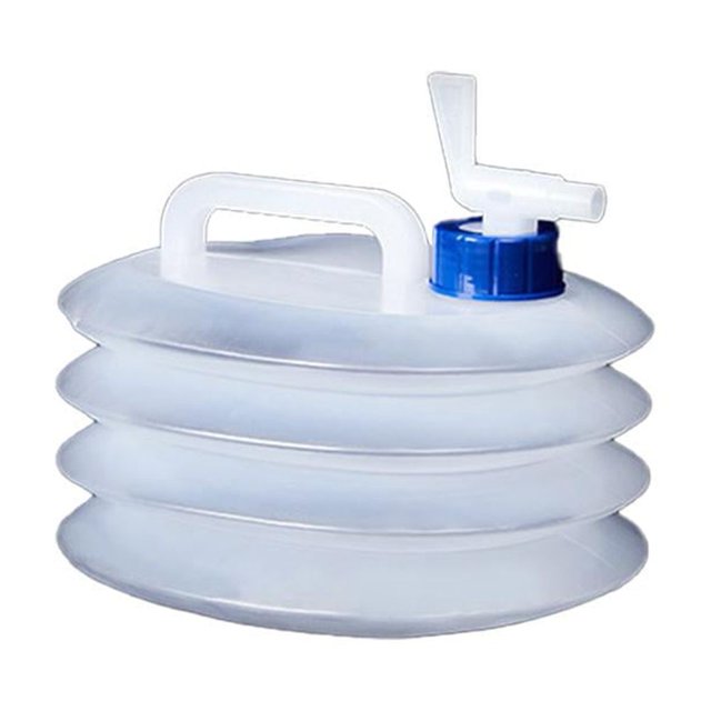 Foldable Plastic Liquid Storage Container, 3L/5L/10L/15L, Multifunctional for Outdoor Activities