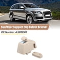 thumbnail image 2 of Unique Bargains Beige Plastic Sun Visor Support Clip Retainer No.4L0859561 for Volkswagen Touareg 2011-2018, 2 of 7